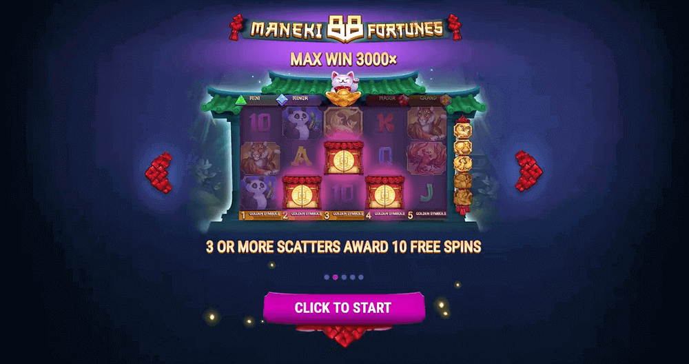Maneki 88 Fortunes en versión demo